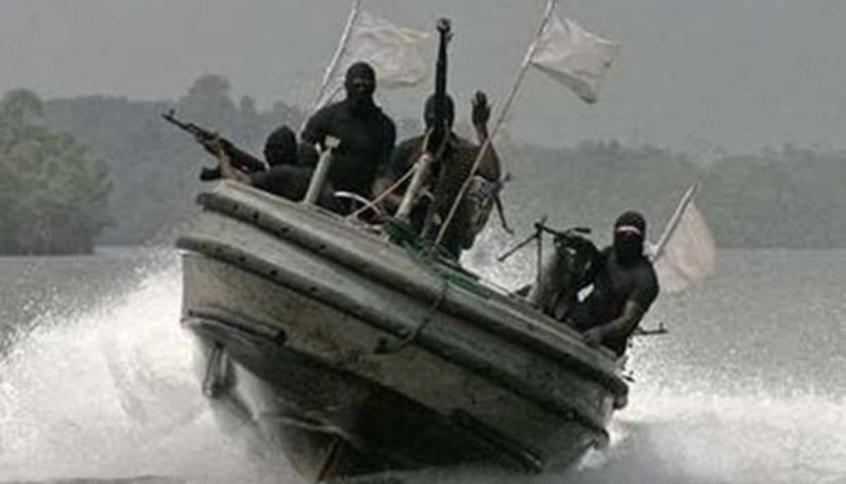 Nigerian security forces coordinating rescue operation along coastal waterway to free kidnapped passengers