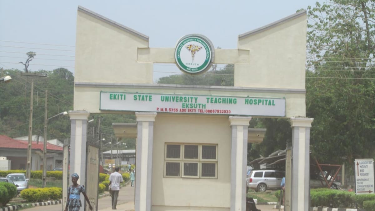 Medical staff caring for rescued kidnapping victims at Ekiti State University Teaching Hospital in Nigeria