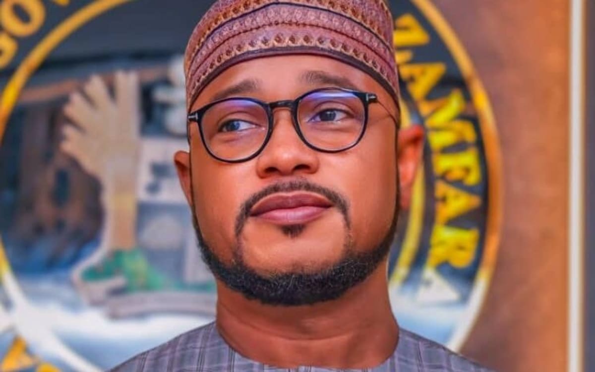 Aircraft landing on runway at newly completed Gusau International Airport in Zamfara State Nigeria