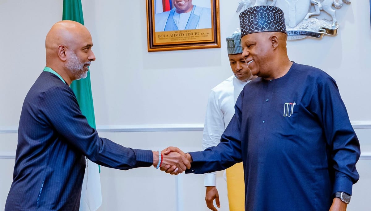 Nigerian Vice President Kashim Shettima meeting with Gates Foundation delegation in Abuja