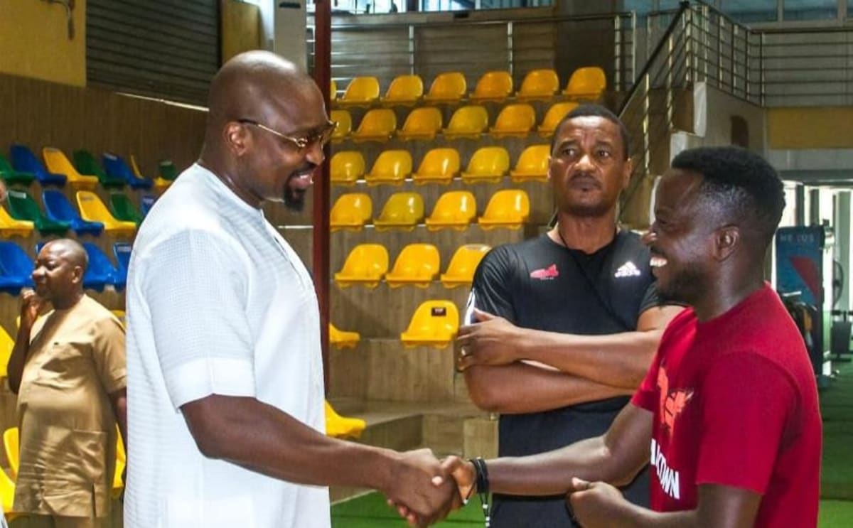MakTown Flyers basketball team training in Abuja preparing for Africa League Championship