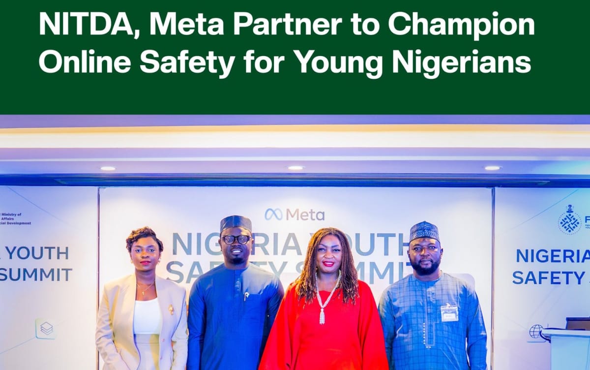 Nigerian students learning about internet safety and responsible digital citizenship in classroom setting