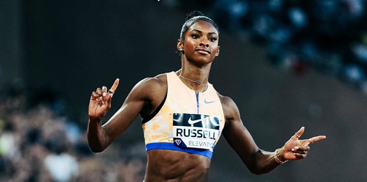 Masai Russell Breaks World Record in 100m Hurdles at 12.09s