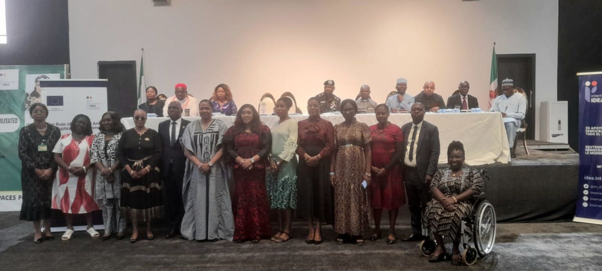 Nigerian government officials and community leaders gathered at policy launch meeting in Benin, Edo State