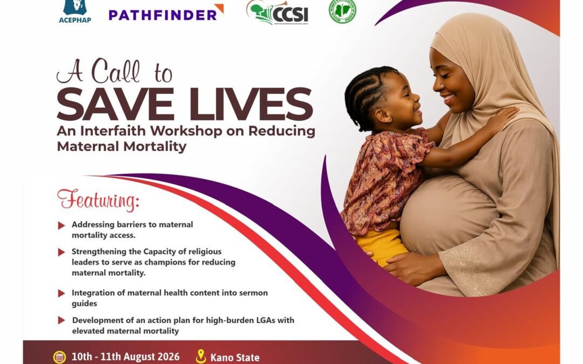 Kano Faith Leaders Unite to Save Mothers' Lives