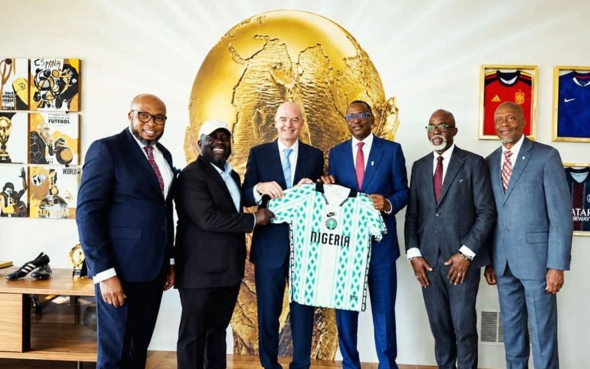 Nigerian sports officials meeting with FIFA representatives in Zurich office for football reform discussions