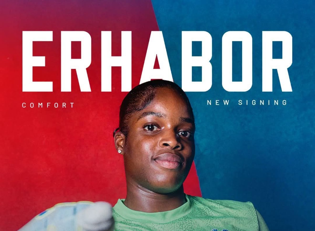 Nigerian Goalkeeper Erhabor Joins Crystal Palace Women