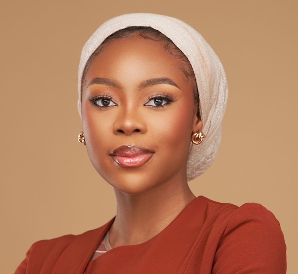 ** African woman using smartphone to donate money through mobile platform online