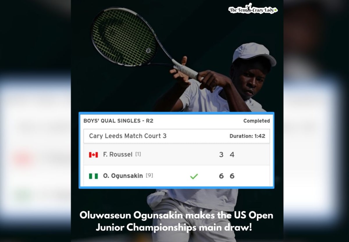 Nigerian Teen, 14, Reaches US Open Junior Main Draw