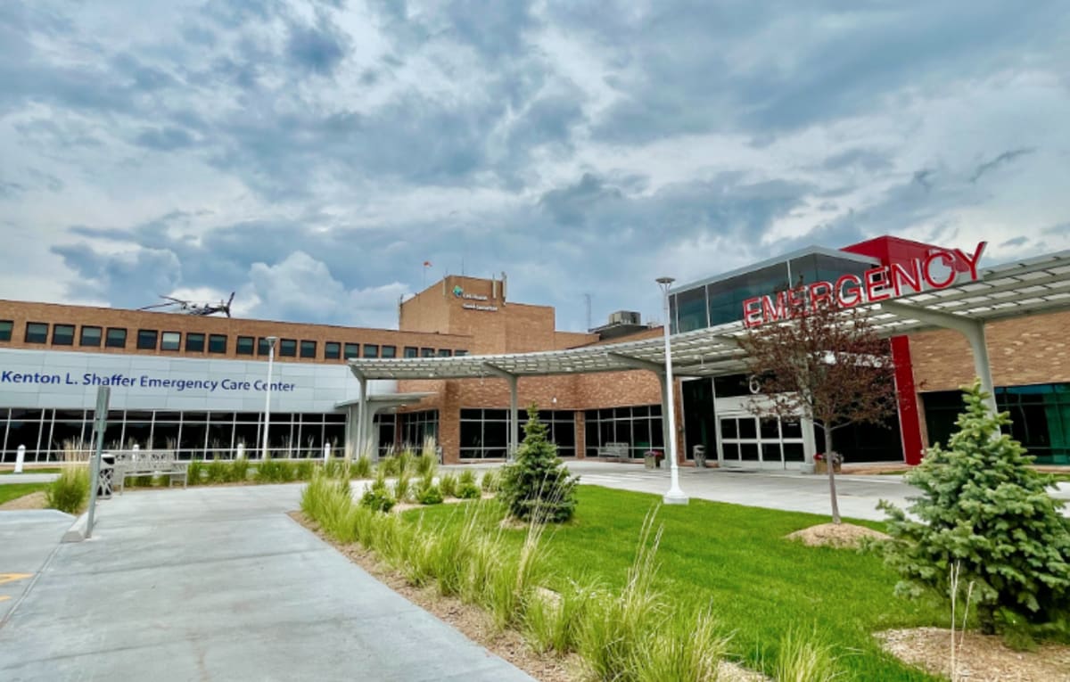 Emergency department nurses collaborating at Good Samaritan Hospital in Kearney, Nebraska
