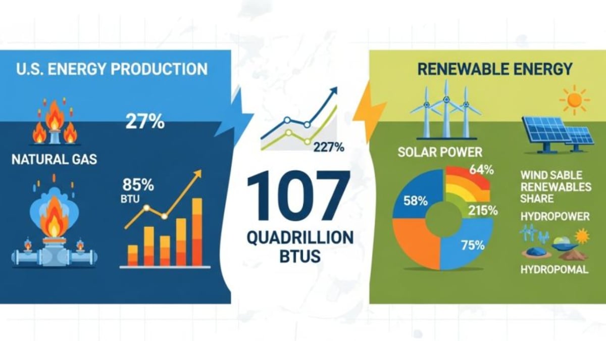 US Energy Production Hits Record on Renewables Surge - Image 2