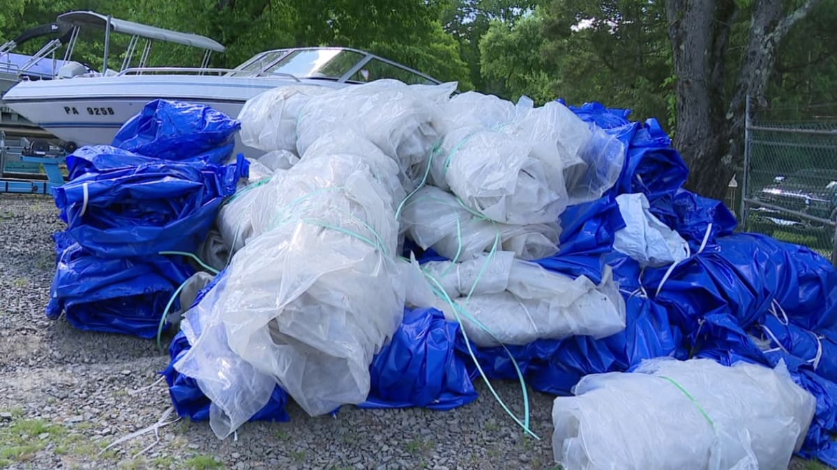 Volunteers Recycle 8,700 Pounds of Boat Wrap in Wayne County - Image 2