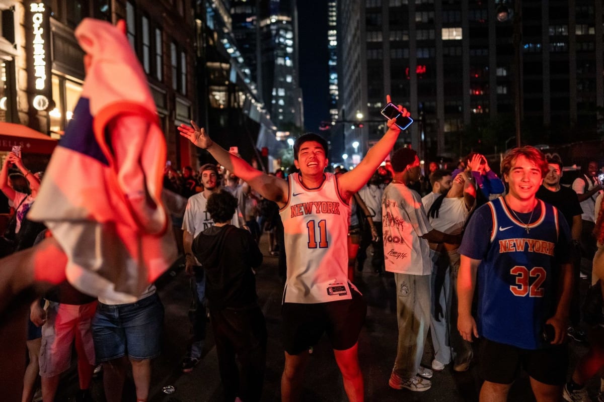New York Erupts After Knicks Win First Title in 53 Years