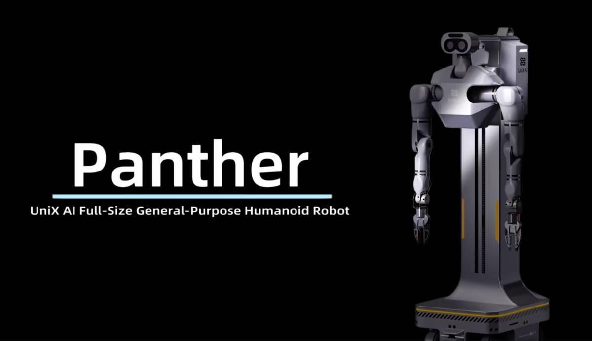 Humanoid robot Panther with dual robotic arms performing household tasks in a real home environment