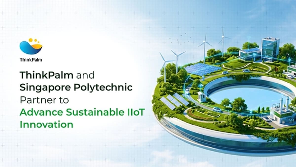 Students and engineers collaborate on sustainable technology sensors in Singapore Polytechnic laboratory setting