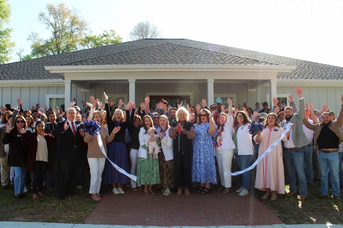 Ribbon cutting ceremony at Hero House Children's Advocacy Center new facility in Moultrie Georgia