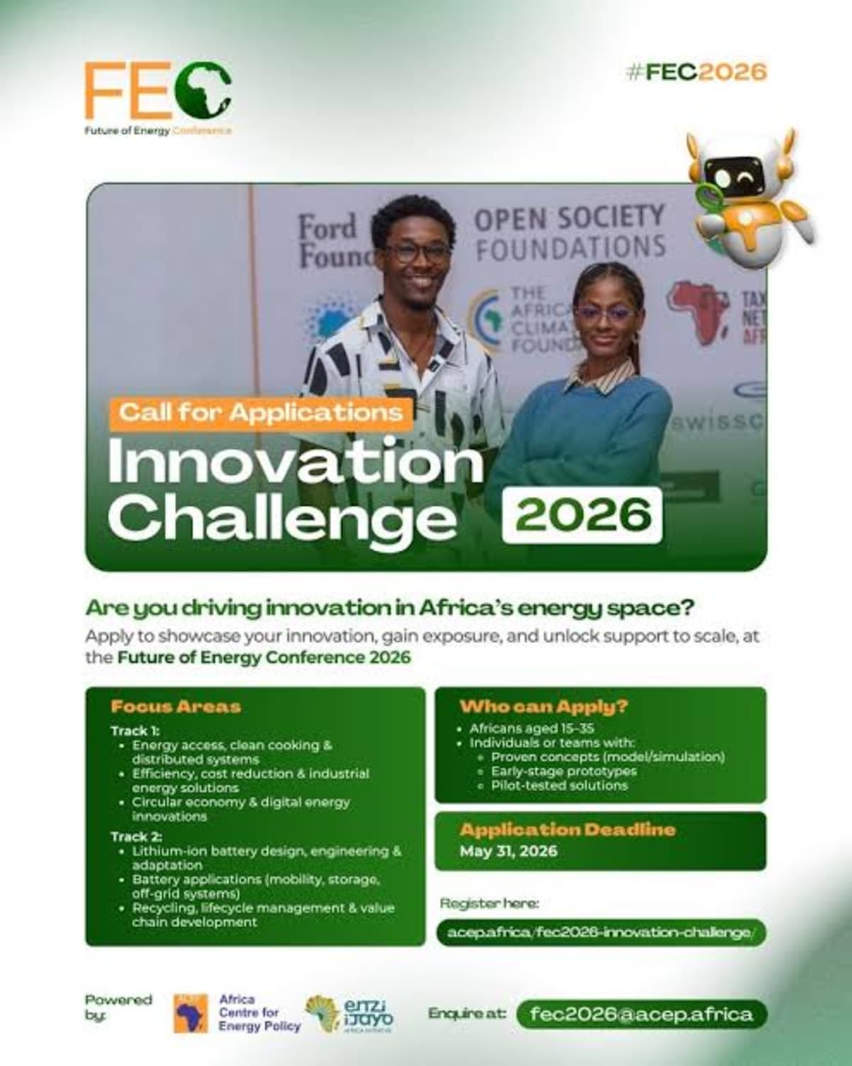 Africa Offers $5K Grants for Clean Energy Innovators