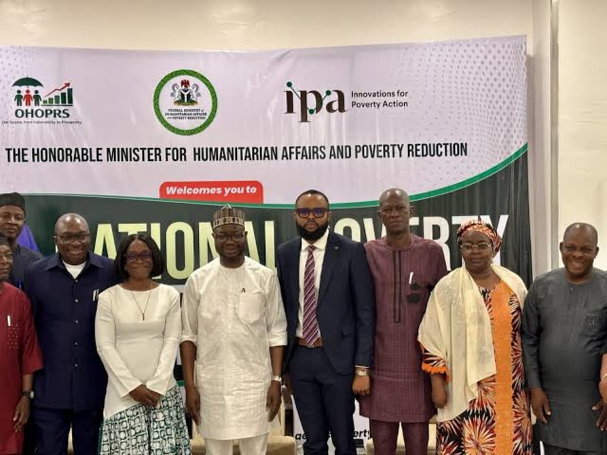 ** Nigerian government officials and development partners gathered at workshop launching National Poverty Intelligence Lab in Abuja