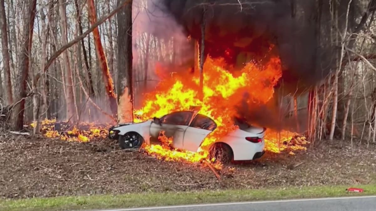 3 Neighbors Pull Driver From Burning Car in NC - Image 3