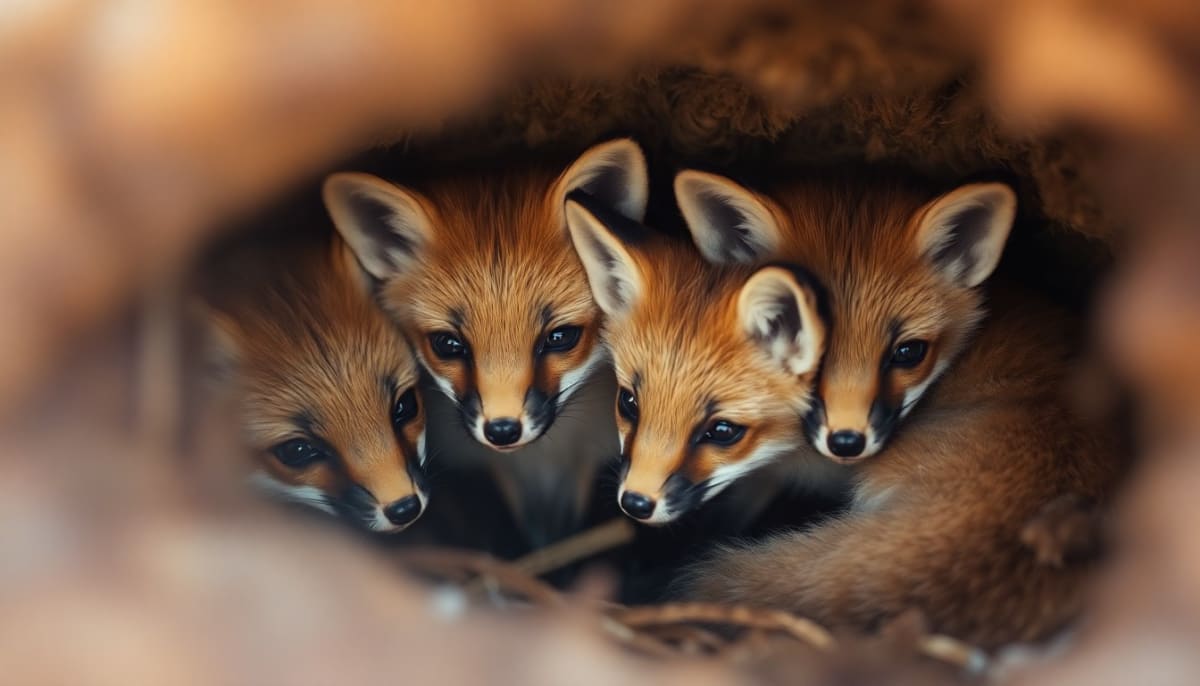 Firefighters carefully extracting baby fox kits from drainage pipe in Pennsylvania