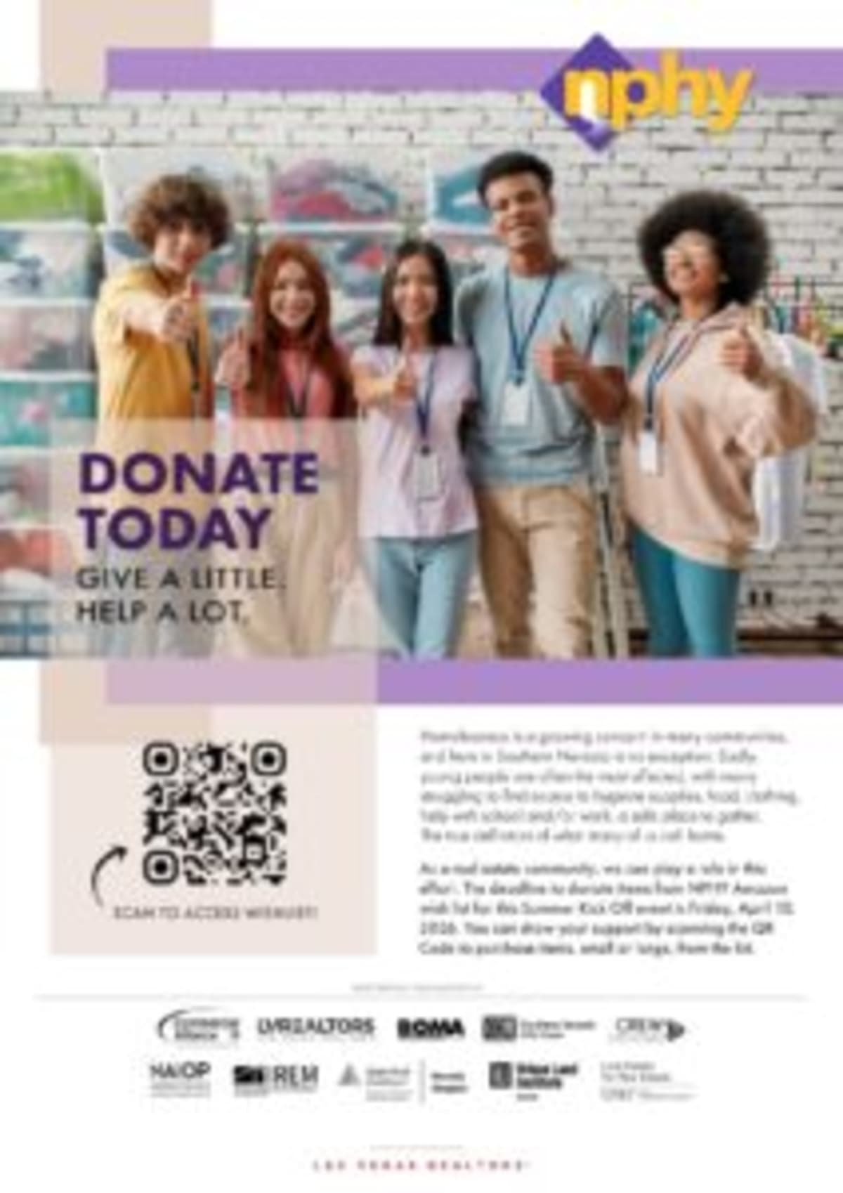 Las Vegas Real Estate Groups Pack Kits for Homeless Youth - Image 2