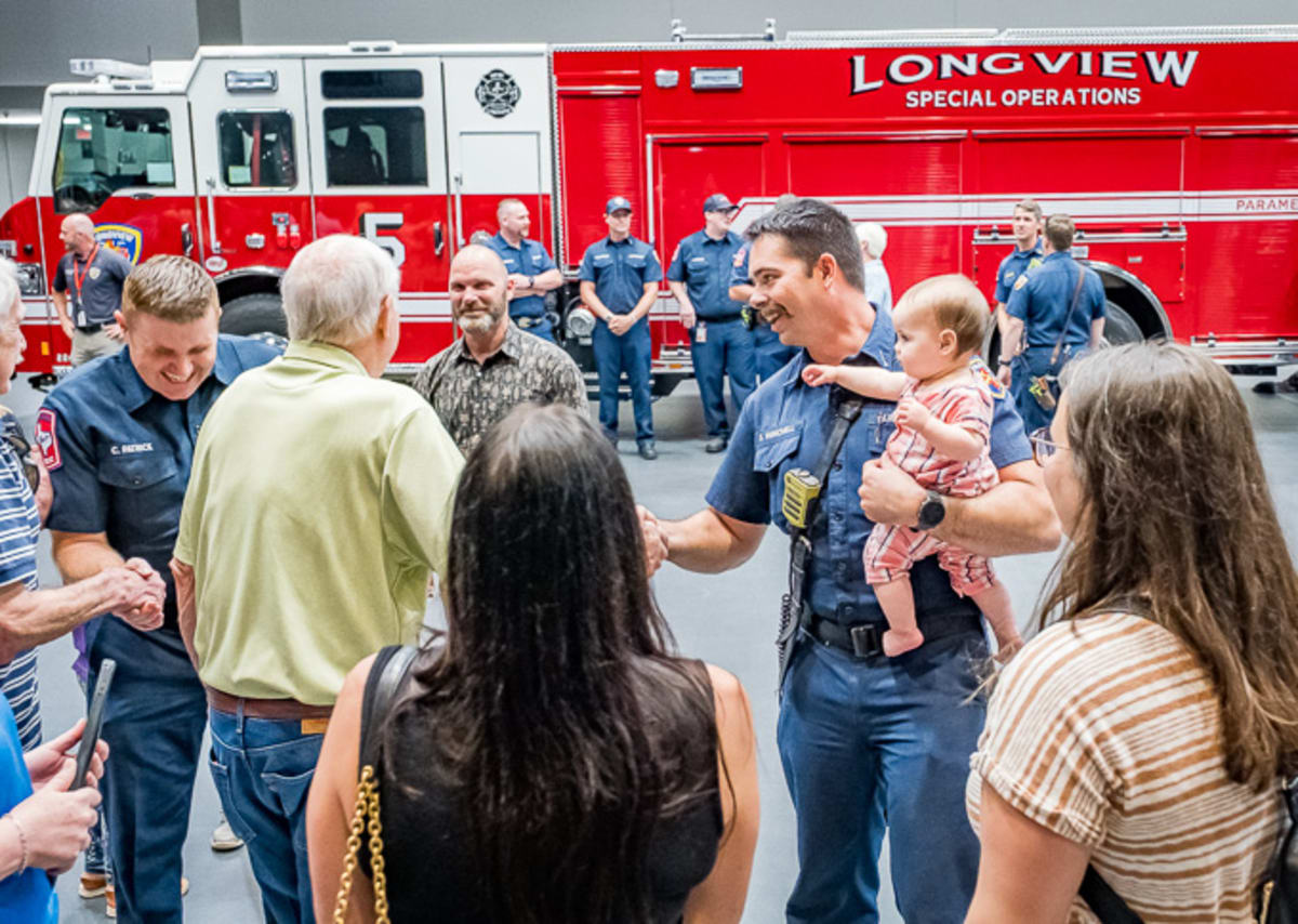 Longview Firefighters Honored for Hot Air Balloon Rescue