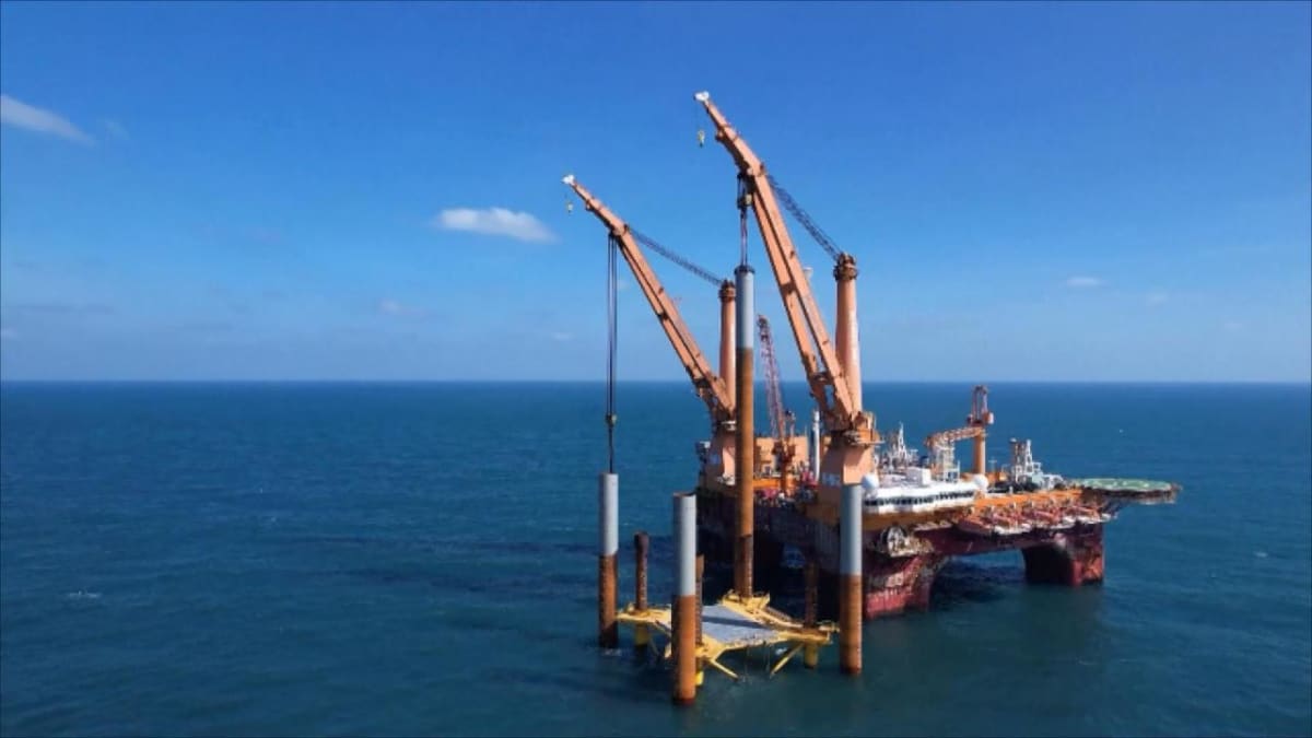 China Builds Wind Farm 55 Miles Offshore With Giant Turbines