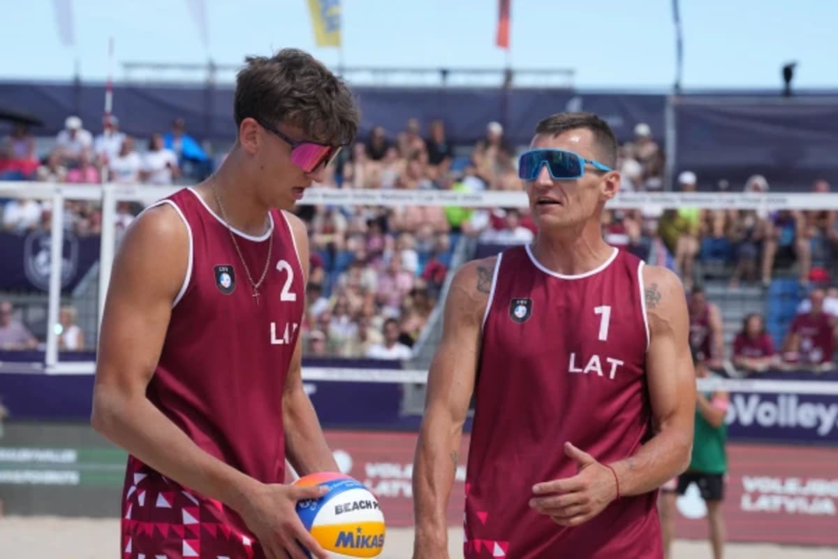 Latvian Beach Volleyball Duo Wins First Elite 16 Title