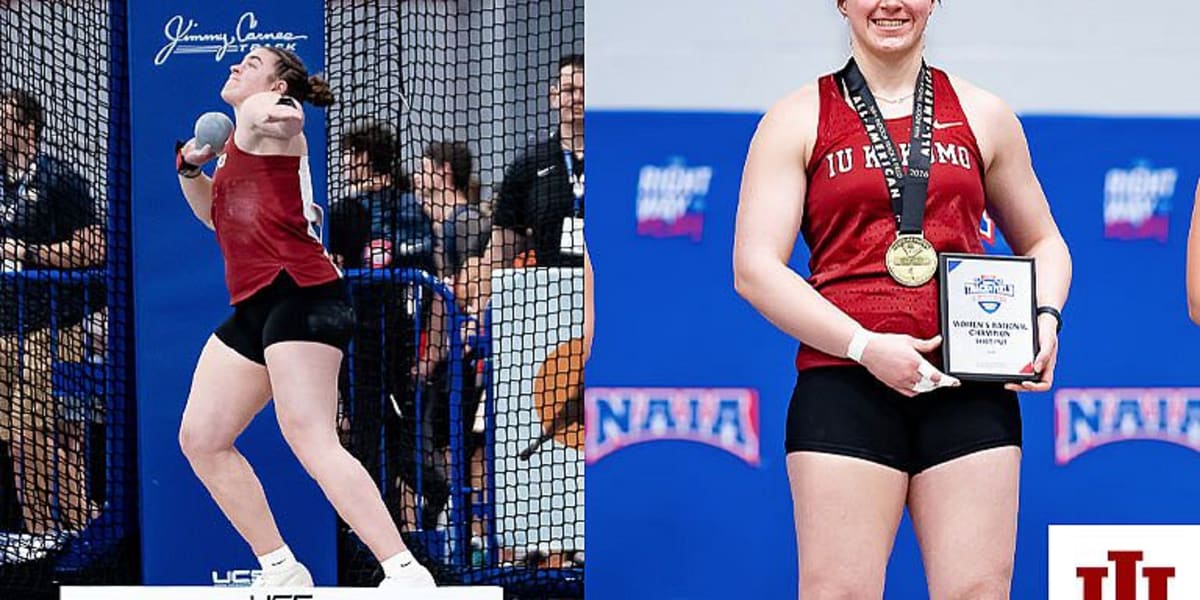 Student Athlete Wins Third National Shot Put Title at 21