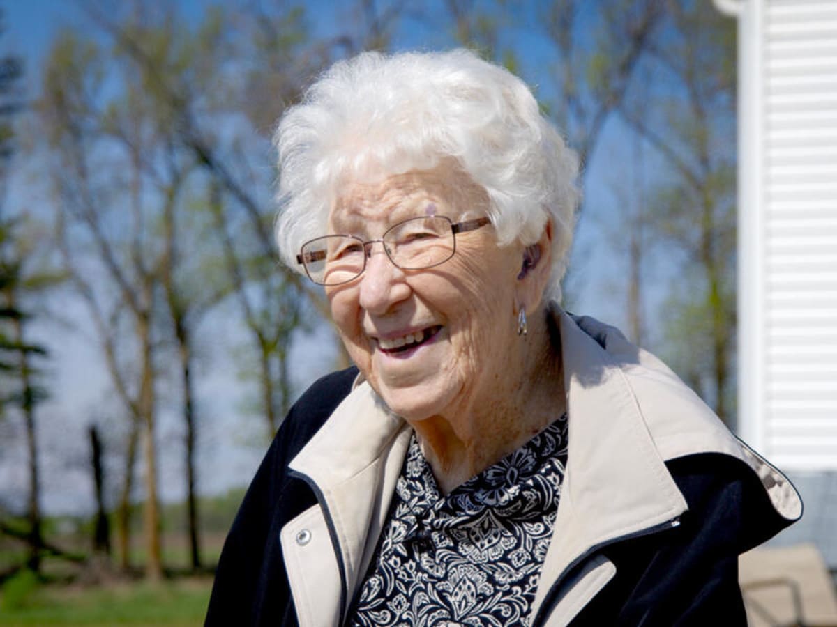 101-Year-Old Farm Girl Thrives in New Community