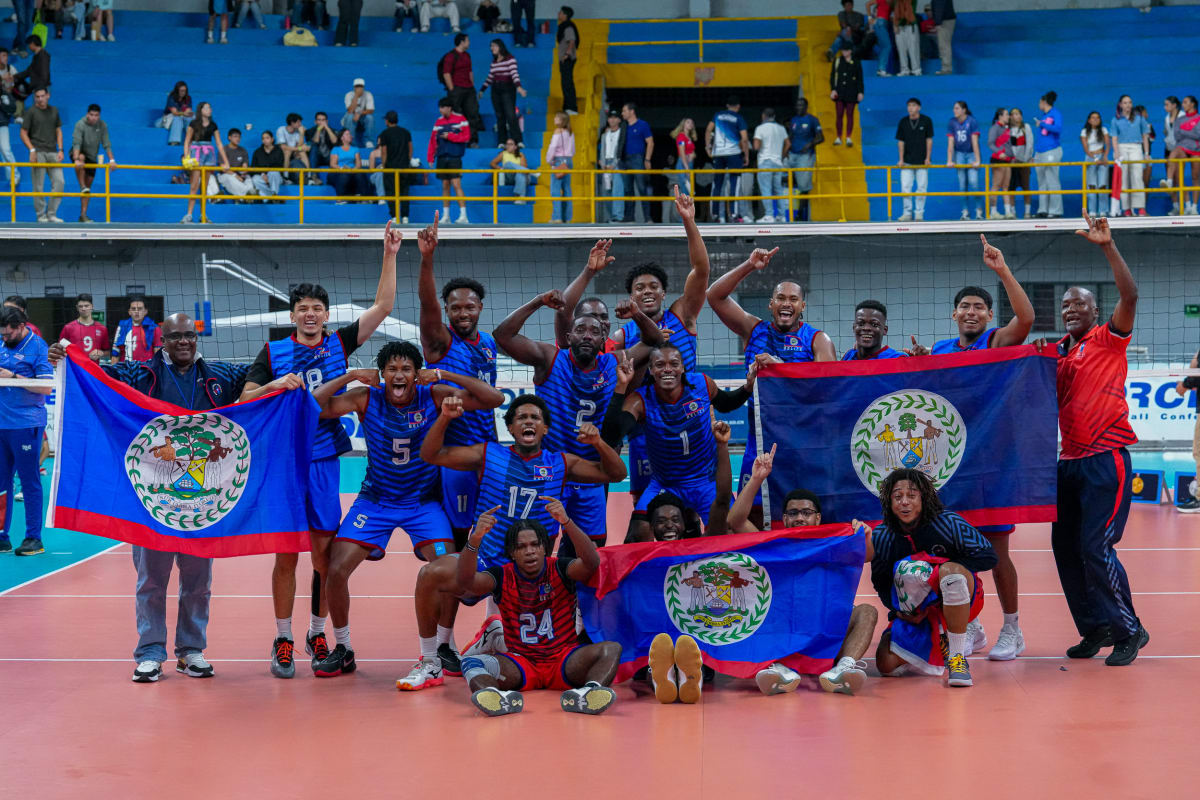 Belize Wins First Ever Gold in Men's Volleyball