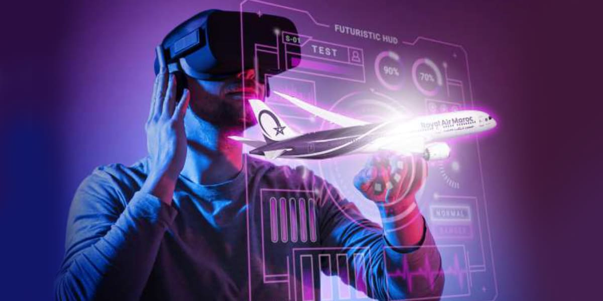 Royal Air Maroc aircraft on tarmac representing airline's artificial intelligence transformation in African aviation