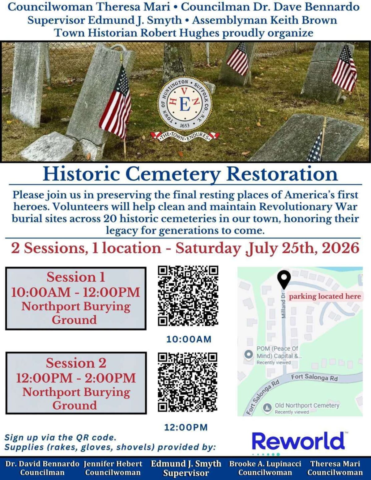 Northport Volunteers Restore Revolutionary War Cemetery - Image 3