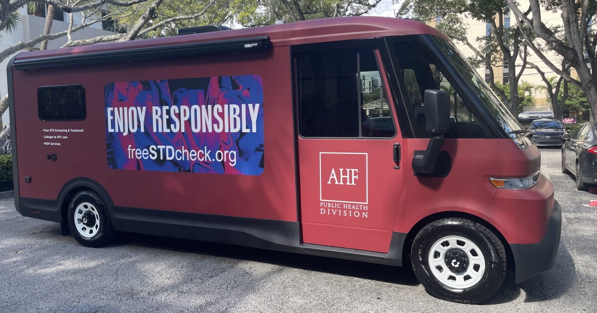 Electric Van Brings Free STI Testing to South Florida