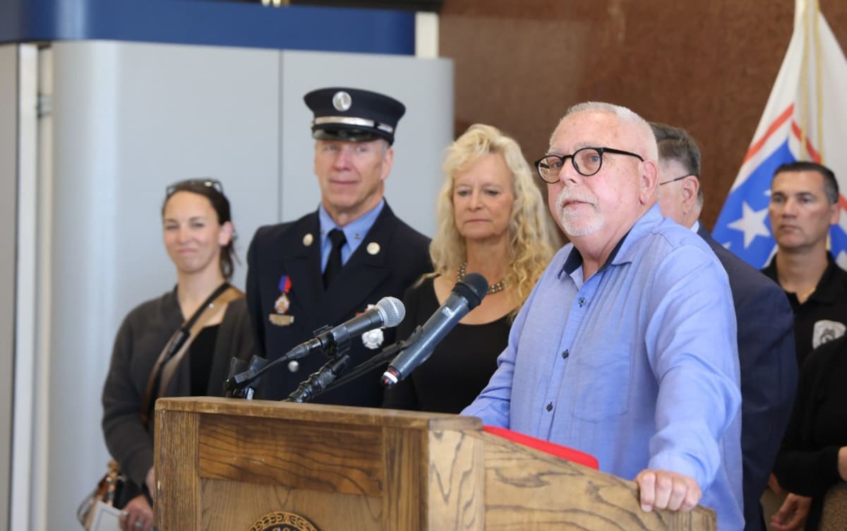 Retired Firefighter Reunites With Team Who Saved His Life - Image 5