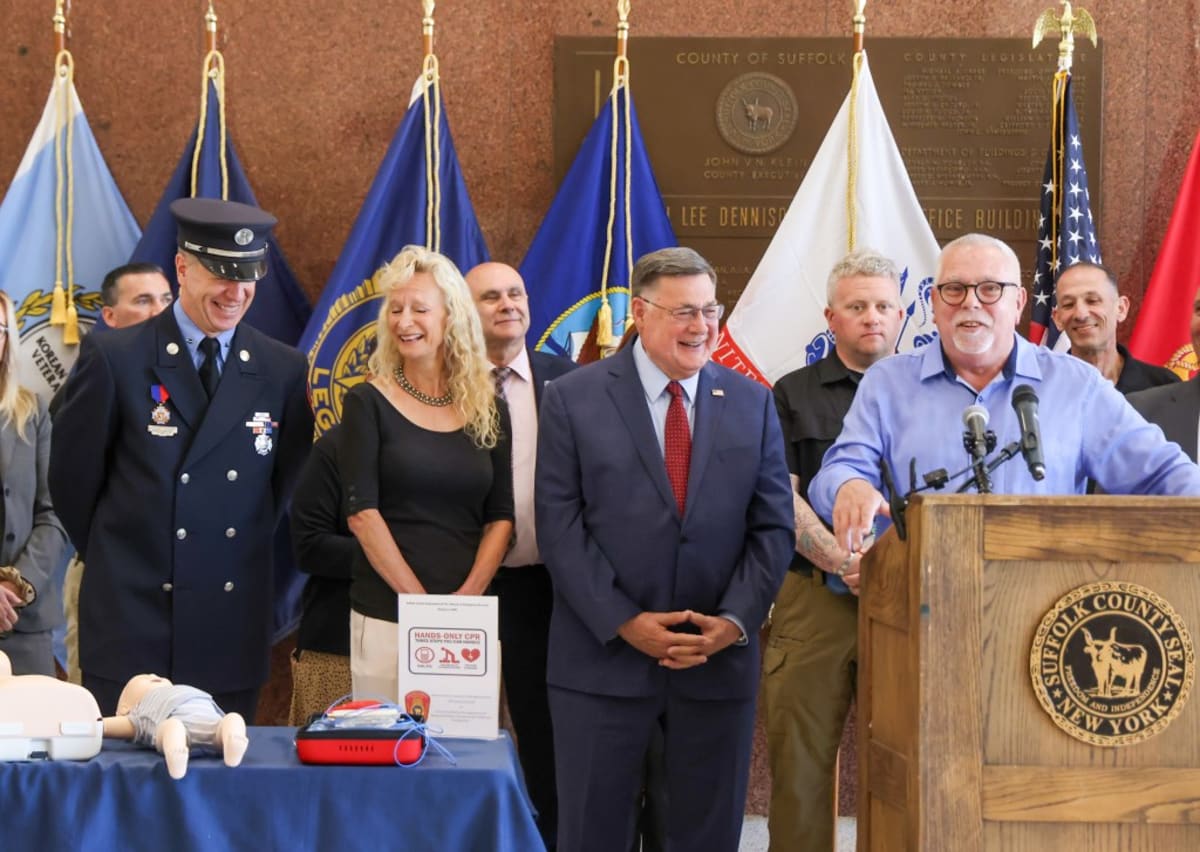 Retired Firefighter Reunites With Team Who Saved His Life - Image 3