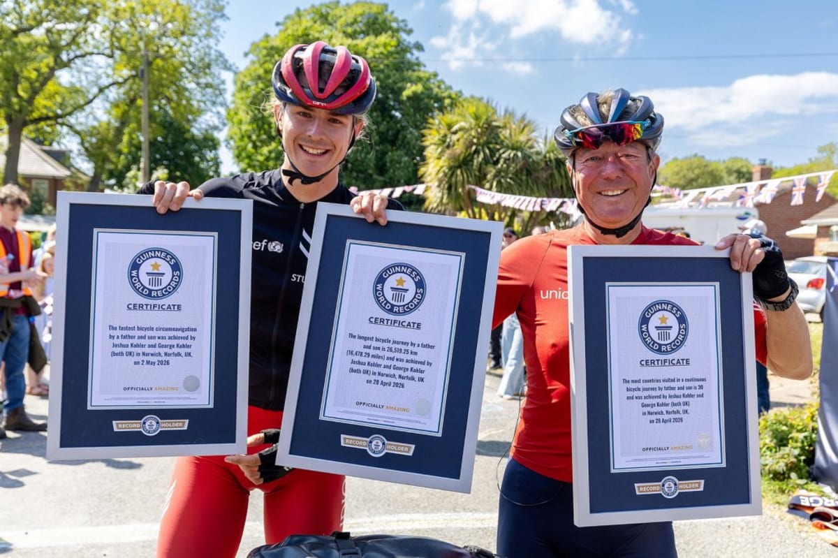 Father and Son Bike 18,000 Miles, Break 3 World Records - Image 3