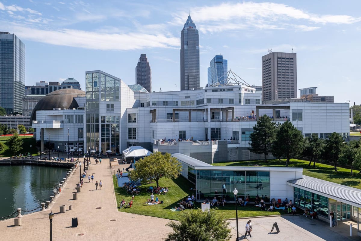 Great Lakes Science Center building monitored by Cleveland 2030 District sustainability program