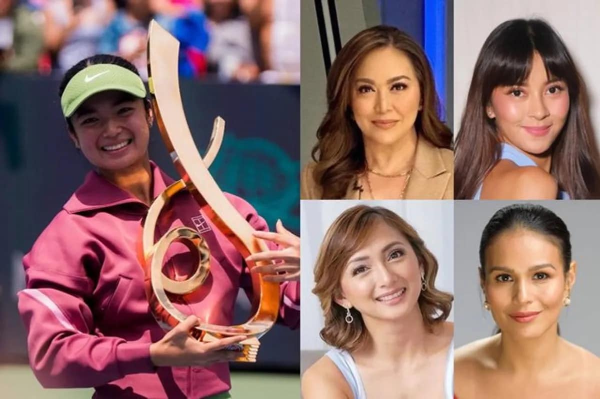 Alex Eala holds her first WTA singles trophy at the Mubadala DC Open championship