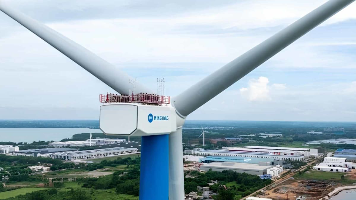 China Powers World's Largest Offshore Wind Turbine
