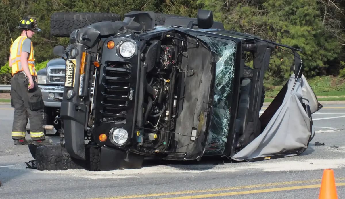 Sports Reporter Rescues Man and Dog from Flipped Car - Image 3