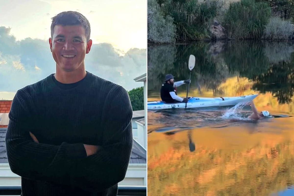 Swimmer Tackles 34-Mile Record in Crocodile-Filled River