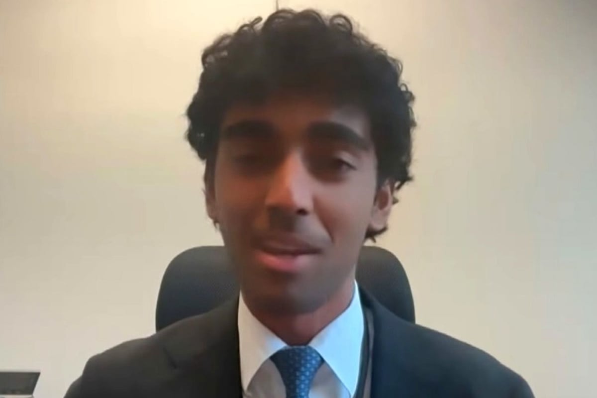 Nathan Thomas smiling, youngest male professor teaching engineering at Miami Dade College