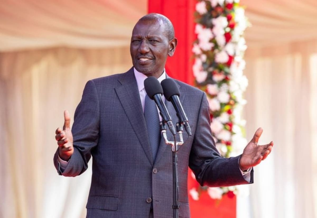 President William Ruto boarding aircraft for European diplomatic tour to promote Kenya's green economy