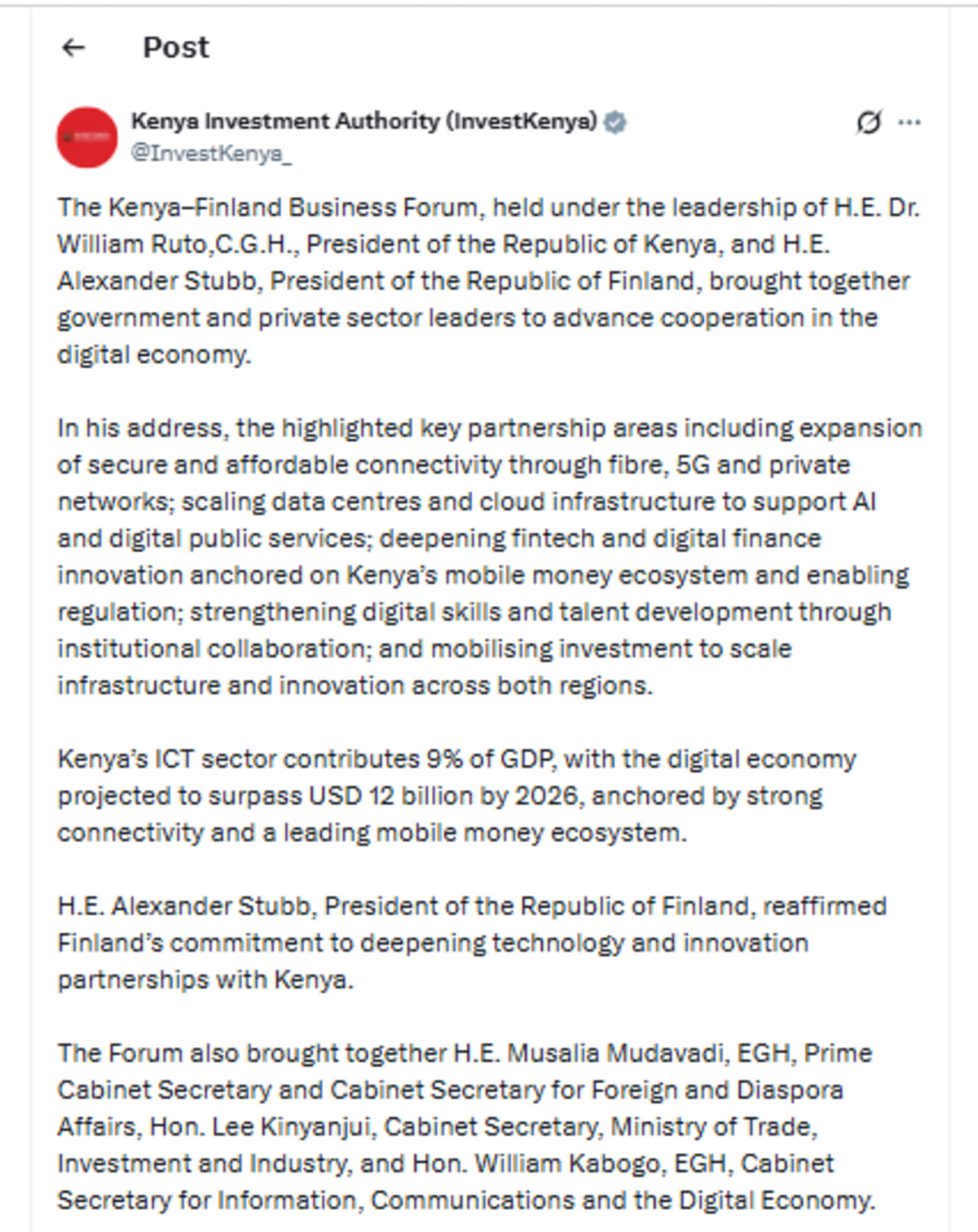 Kenya and Finland Partner on Digital Economy Growth - Image 2