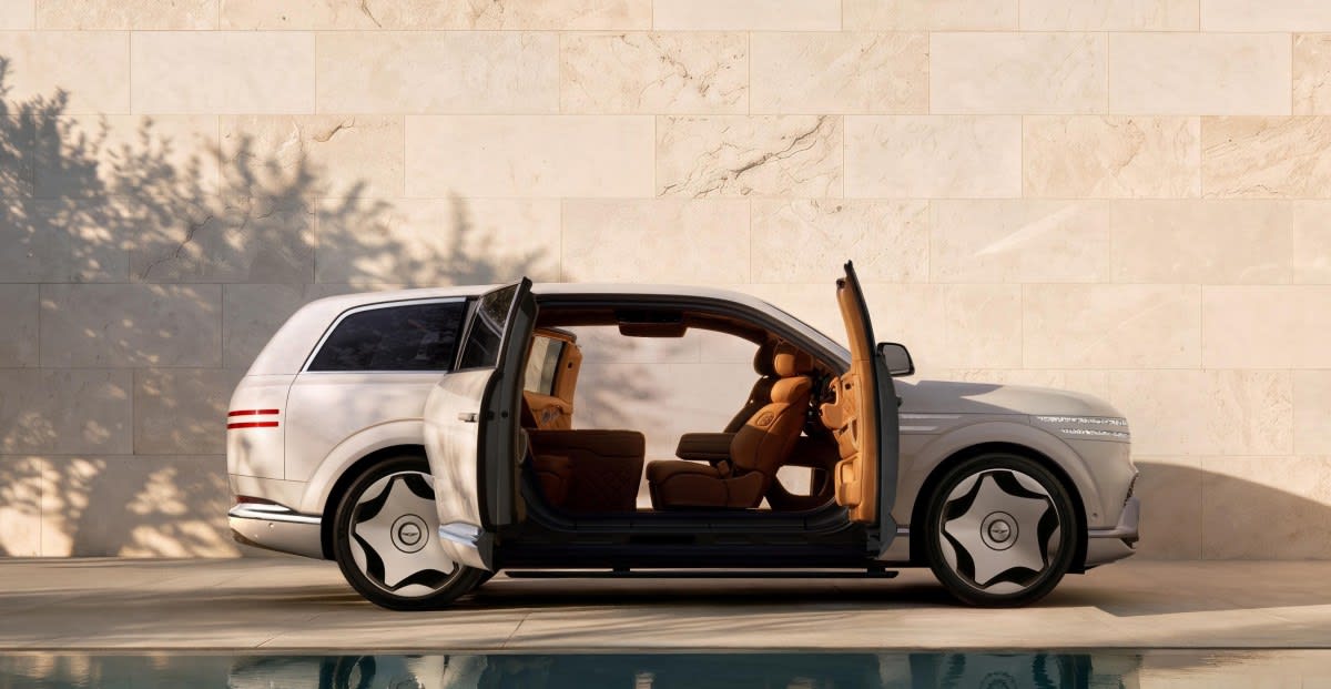 Genesis GV90 SUV Features Doors That Disappear