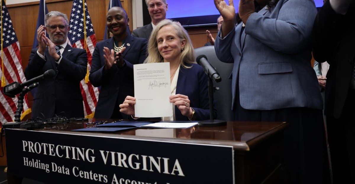 Virginia State Capitol building representing new executive order on AI and data centers