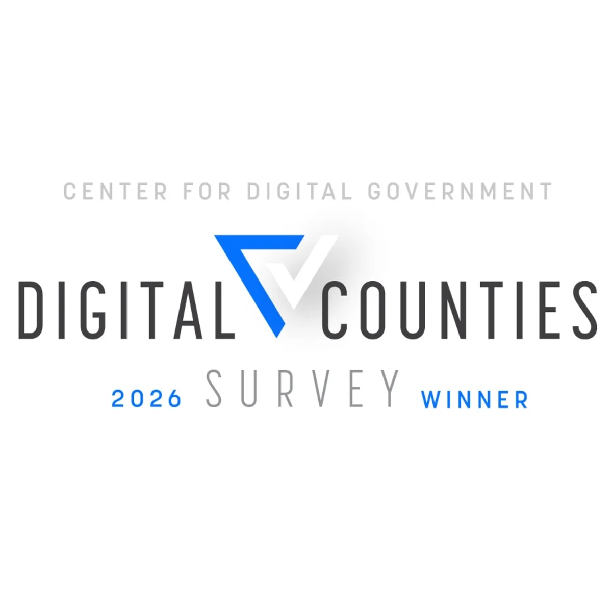 Prince William County 2026 Digital Counties Survey winner award badge graphic