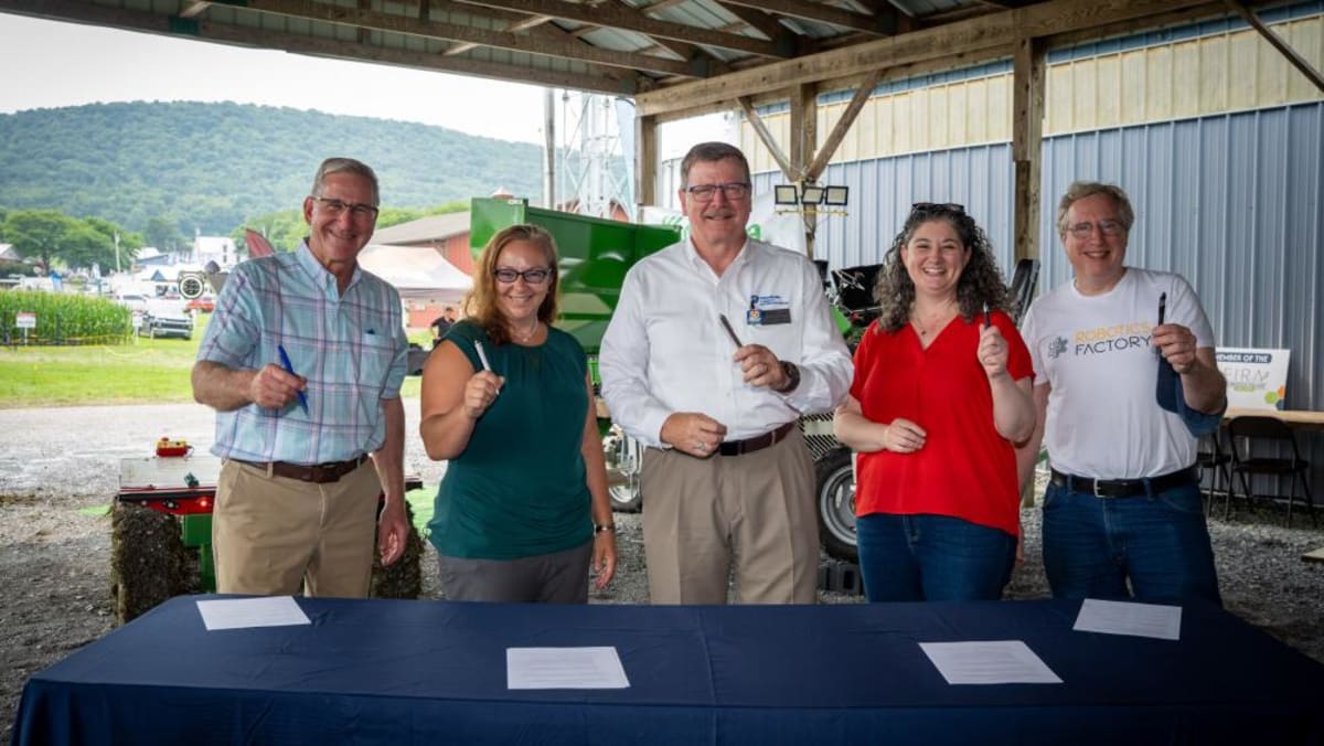 Agricultural officials and Penn State leaders announce Keystone AgTech Alliance at Ag Progress Days event