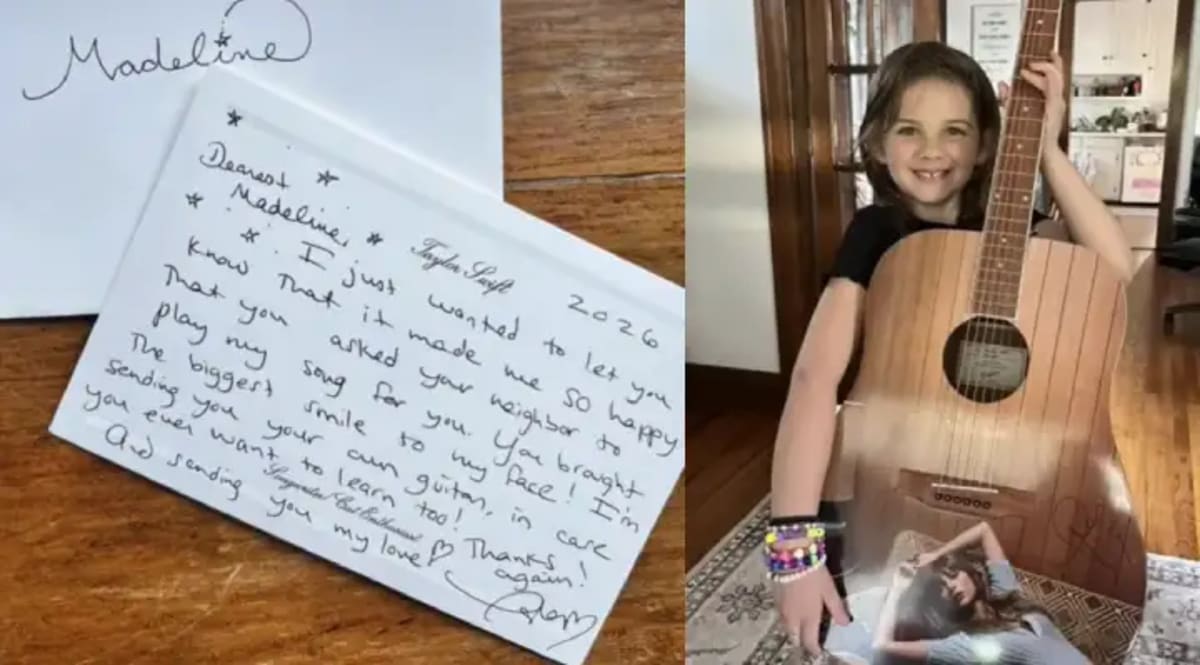 8-Year-Old's Paper Airplane Brings Taylor Swift Surprise